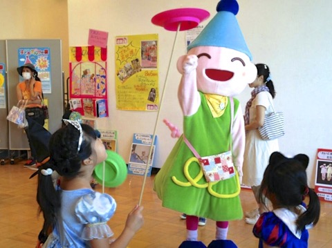 子どもえんげき祭 in きしわだ　ゆめりん　あそびの広場　皿回し