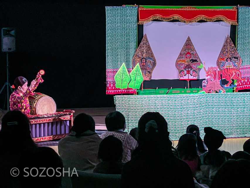 影絵音楽団くぷくぷ「ねないこだれだ」、インドネシアの人形劇・カンチル(Kancil)