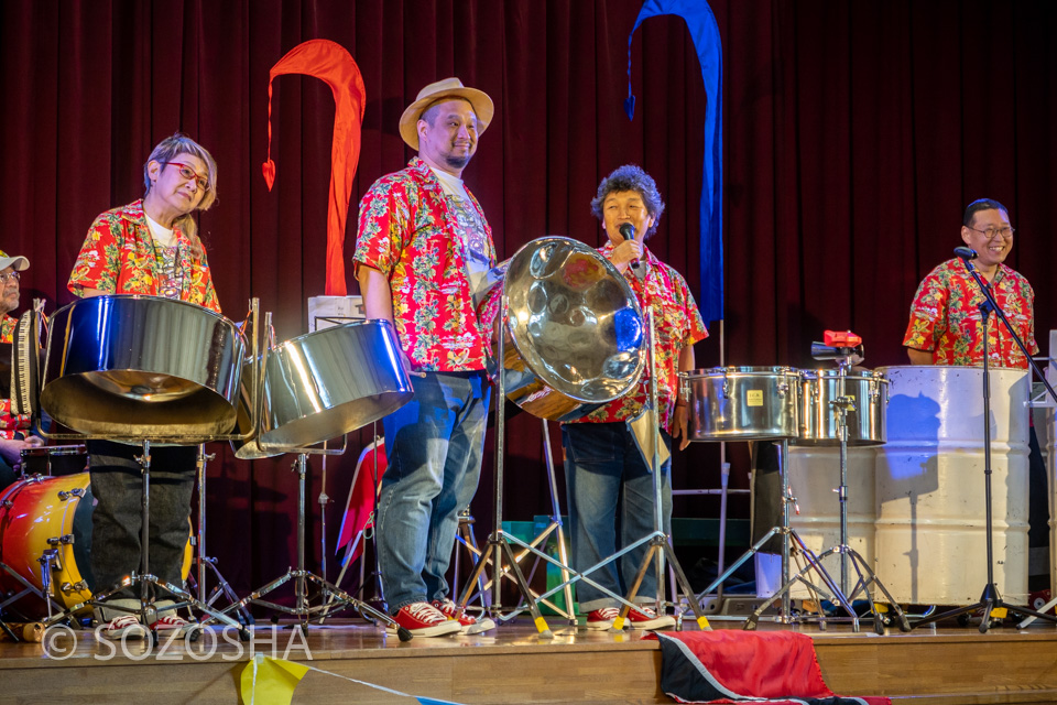 スティール・パンの紹介/小学校・芸術鑑賞会　ONE HARTZ STEEL ORCHESTRA　ワンハーツ・スチールオーケストラ