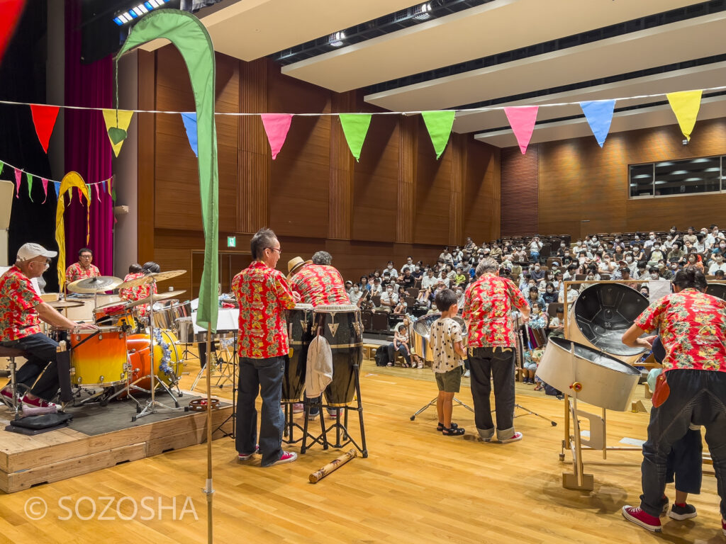 ONE HARTZ STEEL ORCHESTRA、長野北部おやこ劇場