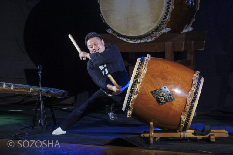 植木陽史　 | 中学校で芸術鑑賞会 | 和楽器・邦楽器・コンサート |和楽器演奏集団独楽 | 和太鼓、箏(琴)、三味線、篠笛、獅子舞|