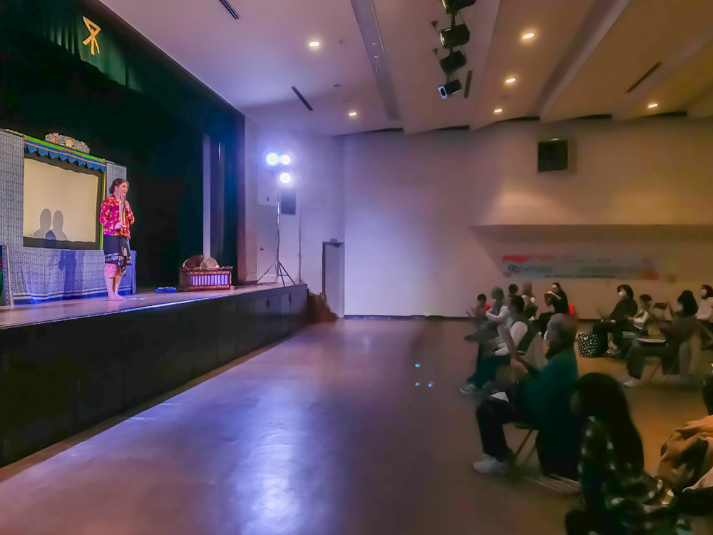 竹楽器Angklungの演奏体験
